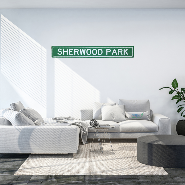 Sherwood Park Metal Decorative Street Sign