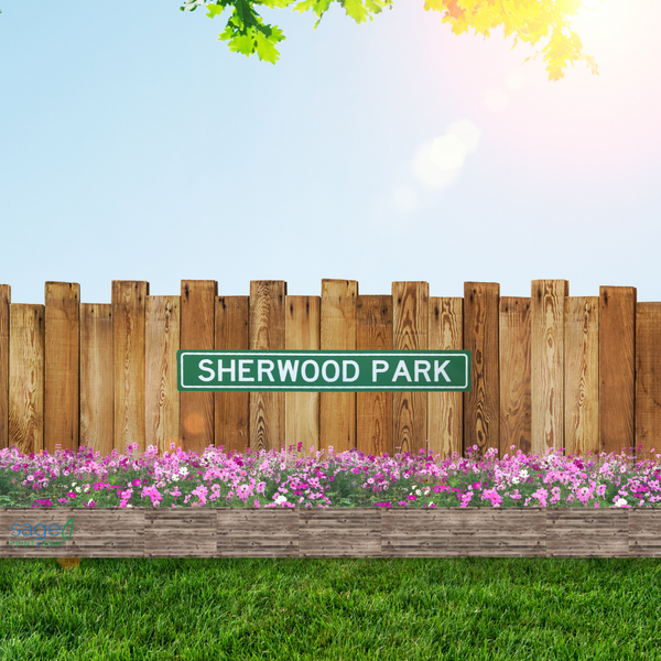 Sherwood Park Metal Decorative Street Sign