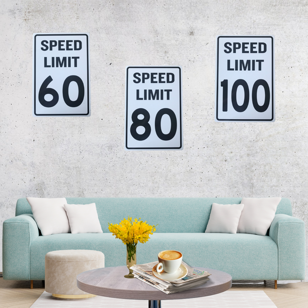 Speed Limit Signs- 60 / 80 / 100