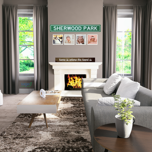 Sherwood Park Metal Decorative Street Sign
