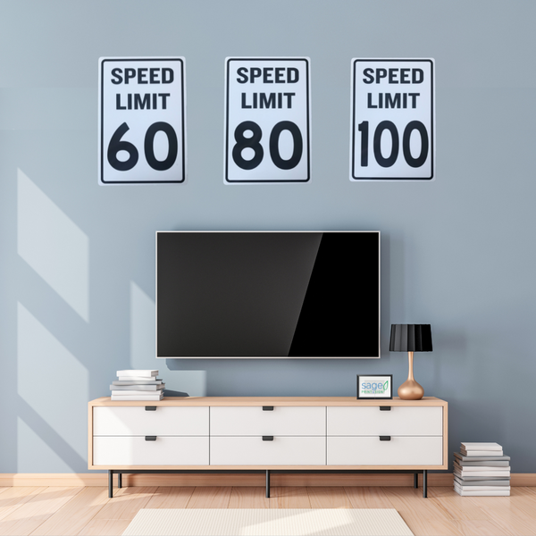 Speed Limit Signs- 60 / 80 / 100