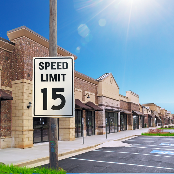 Speed Limit Traffic Signs - 10 / 15 / 20