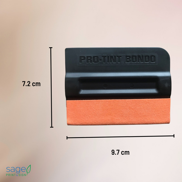 Magnetic Pro-Tint Bondo Vinyl Squeegee with Soft Edge - for Cars, Vehicles, Windows, Vinyl, Film, Stickers, and more