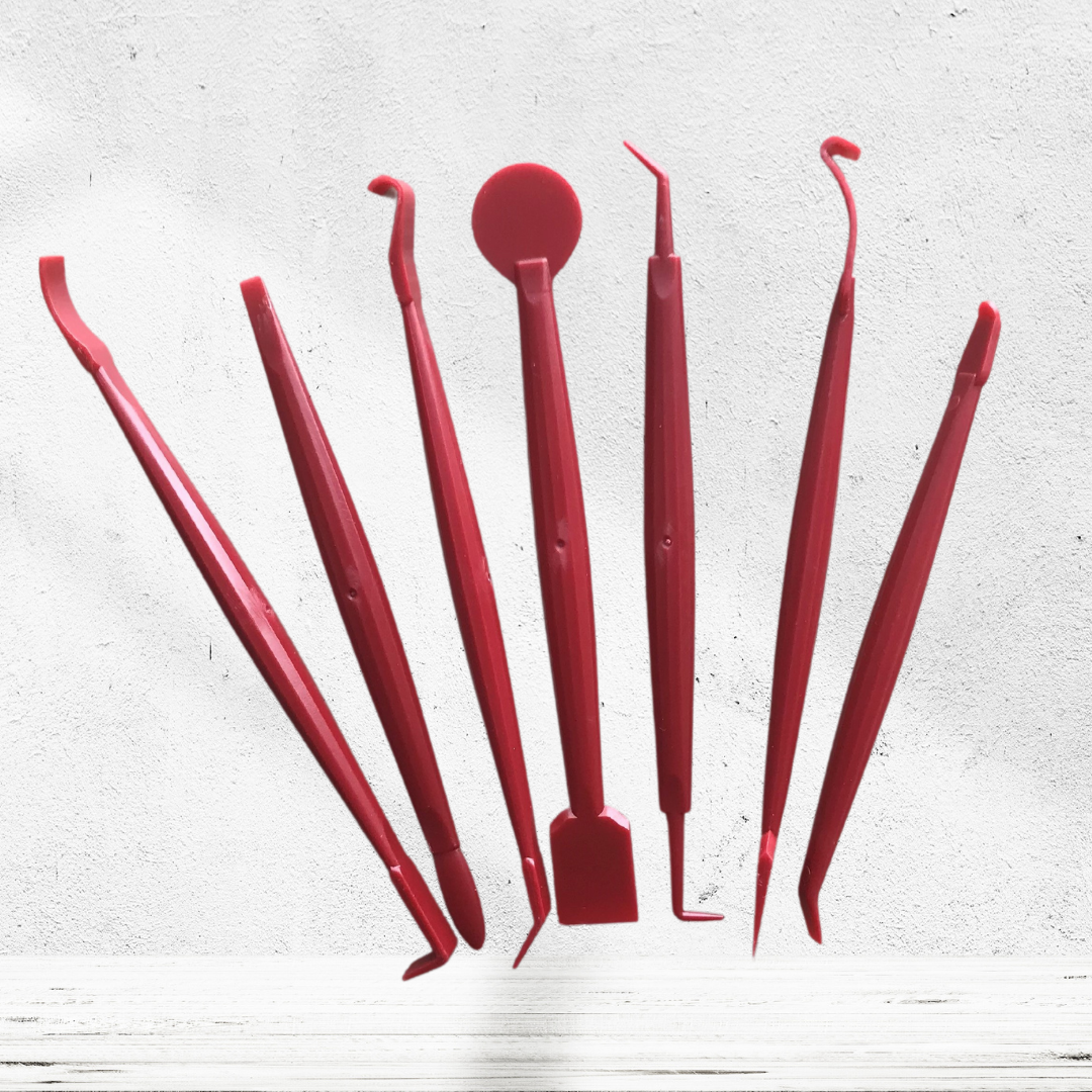 7 Piece Plastic Vinyl Weeding Tool Set