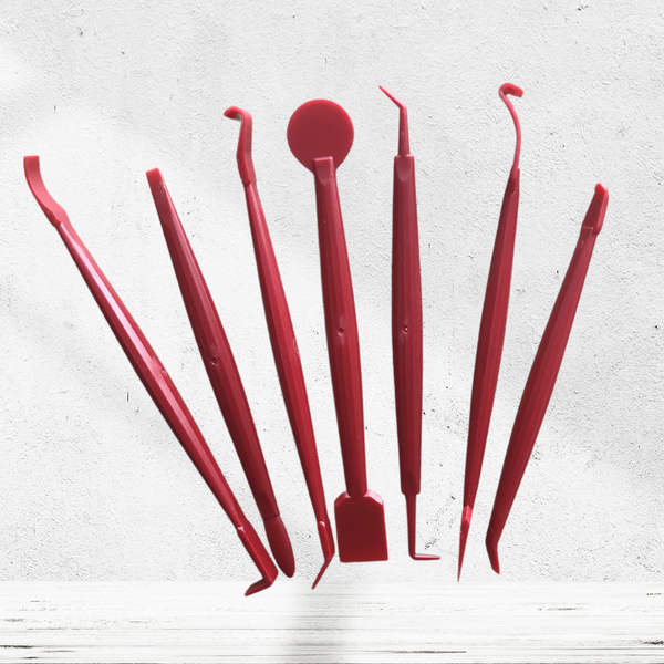 7 Piece Plastic Vinyl Weeding Tool Set