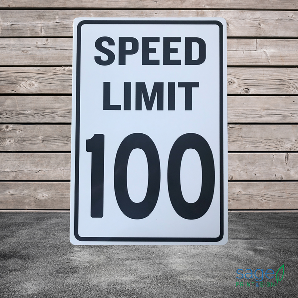 Speed Limit Signs- 60 / 80 / 100