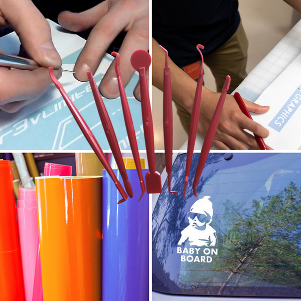 7 Piece Plastic Vinyl Weeding Tool Set