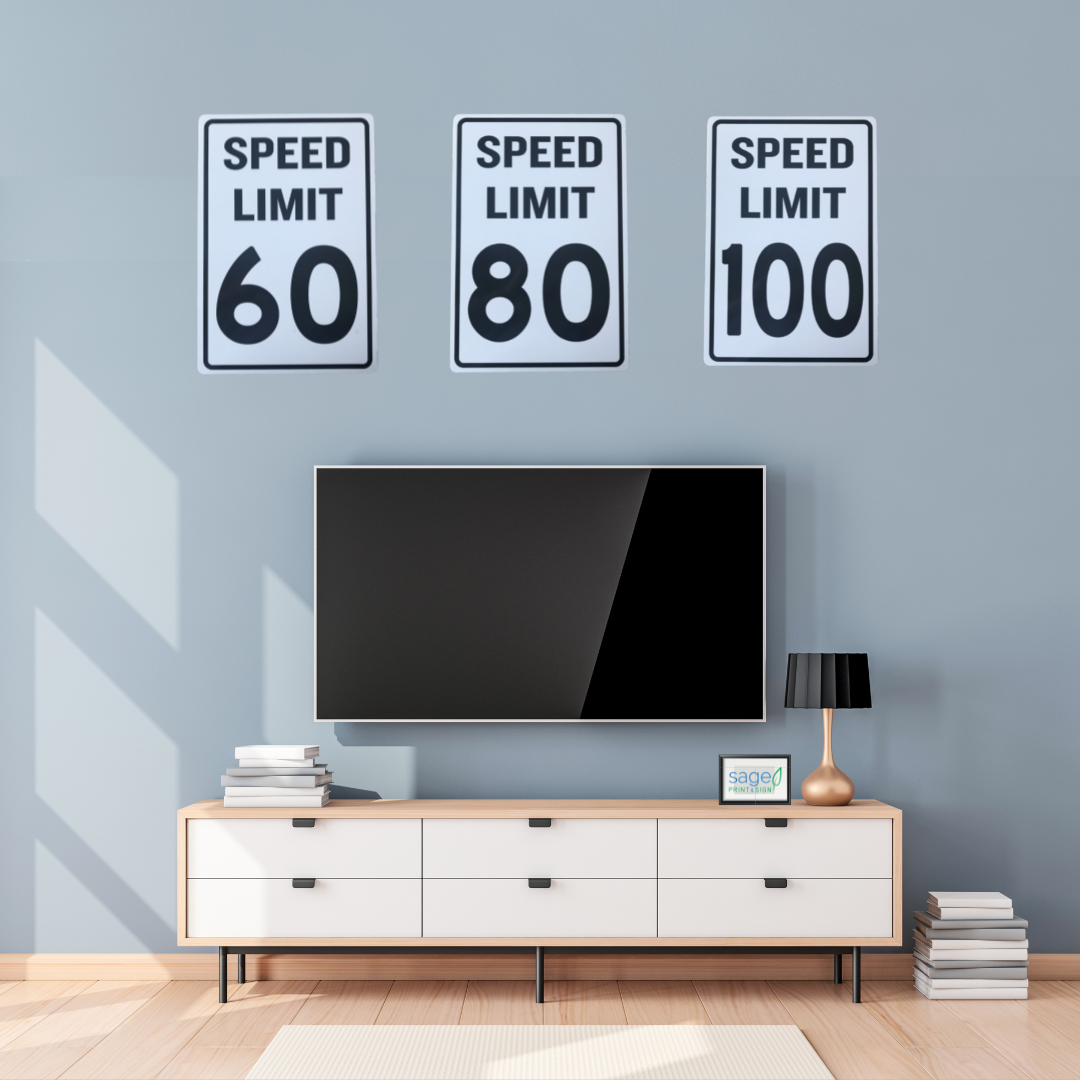 Speed Limit Signs- 60 / 80 / 100