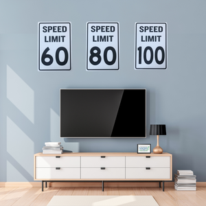Speed Limit Signs- 60 / 80 / 100