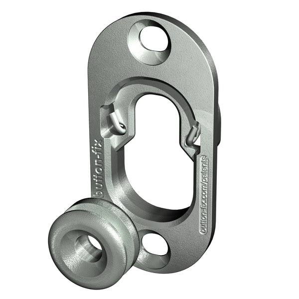Button Fix - Metal Fix with Wood & Euro Screws
