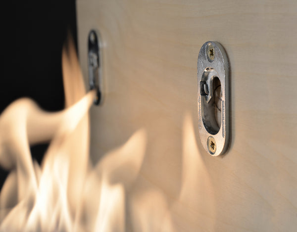 Button Fix - Metal Fix with Wood & Euro Screws